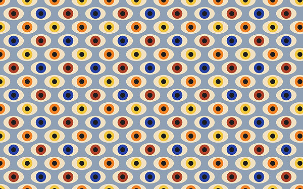 Motif d'yeux colorés Motif d'yeux colorés