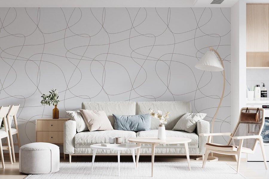 Fond blanc avec lignes noires
