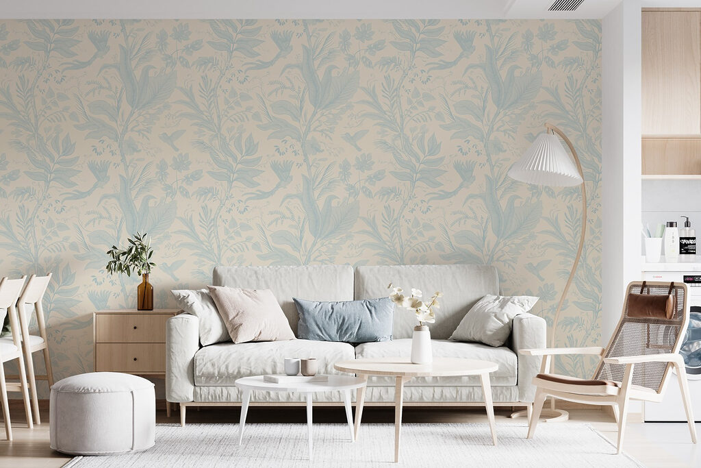 Pattern of flowers and birds Pattern of flowers and birds