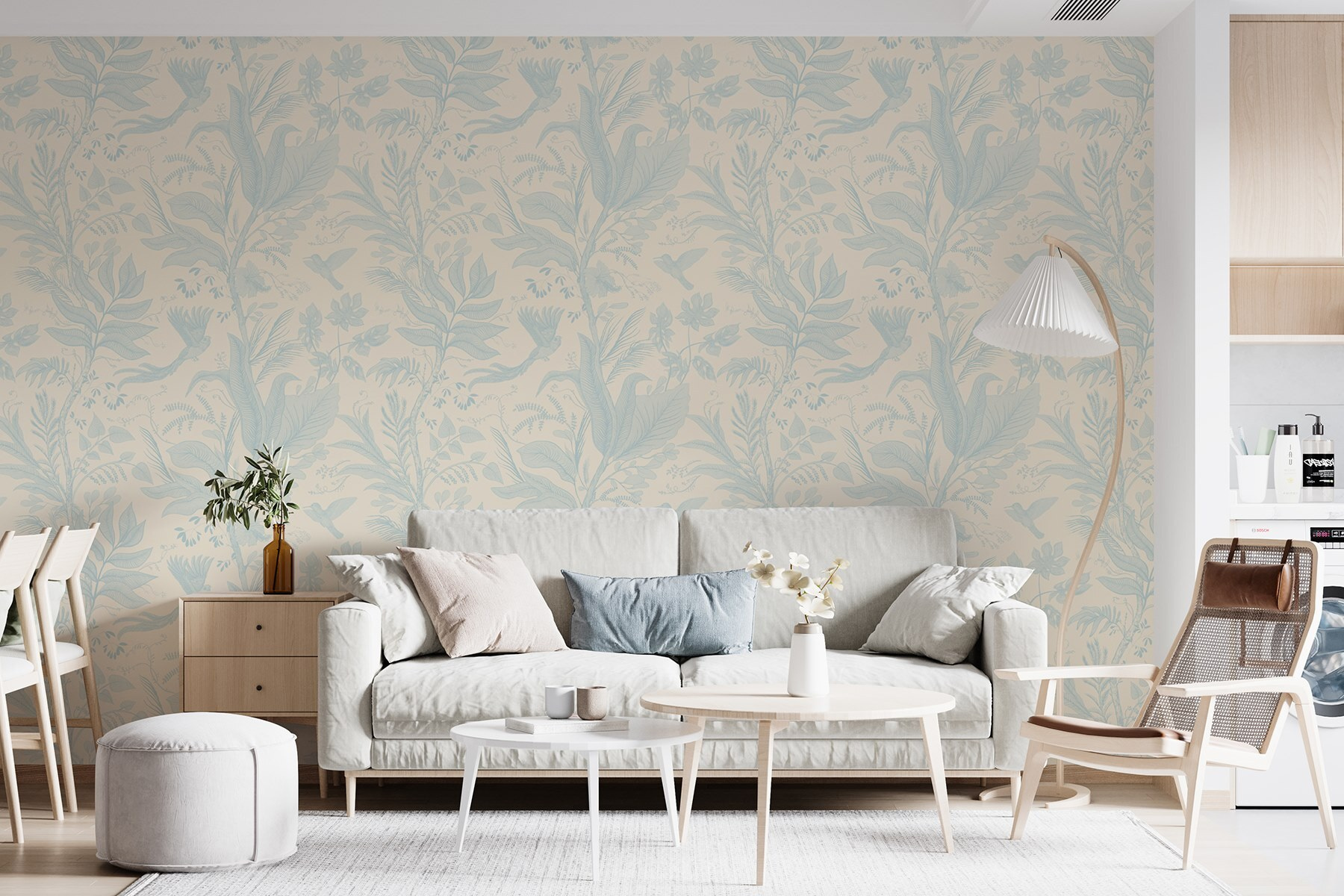 Pattern of flowers and birds Pattern of flowers and birds