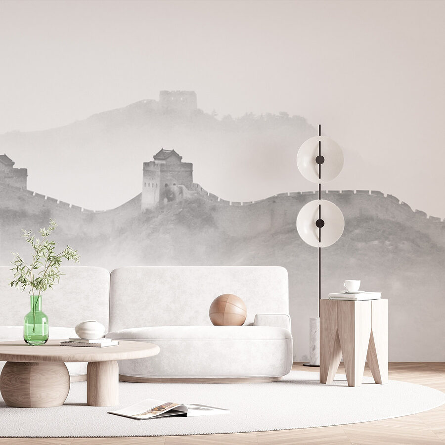 Mur sur une montagne