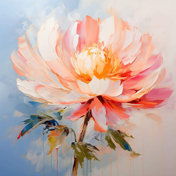 Peinture d'une fleur Peinture d'une fleur