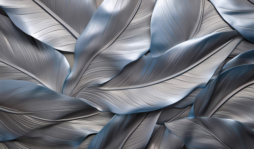 Feuilles élégantes à la texture lisse. Feuilles élégantes à la texture lisse.