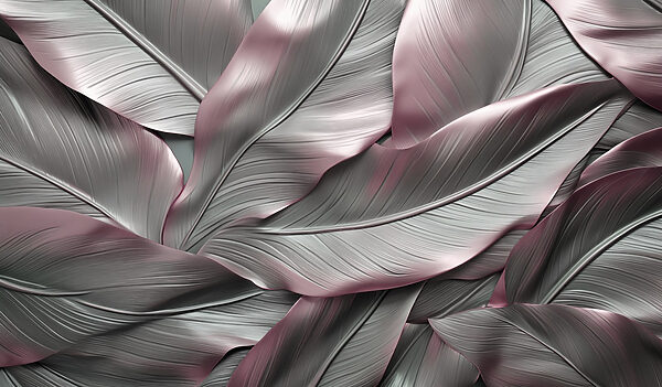 Feuilles élégantes dans des tons doux. Feuilles élégantes dans des tons doux.