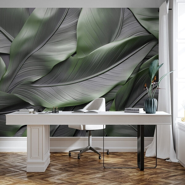 Groupe de feuilles vertes Groupe de feuilles vertes