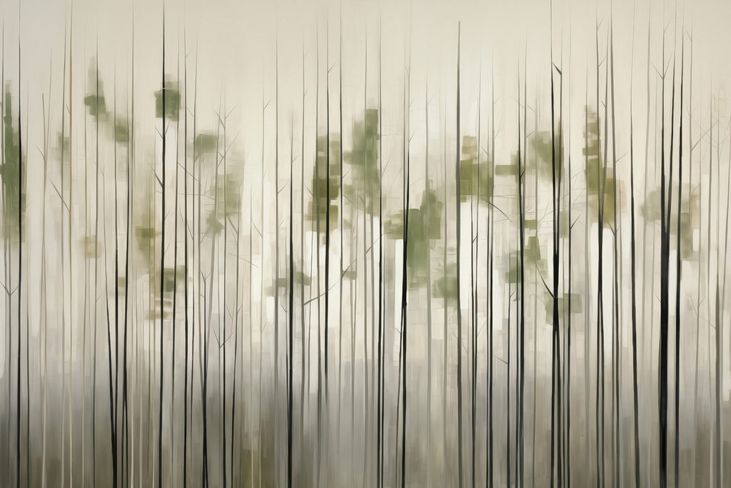 Groupe d'arbres dans une forêt Groupe d'arbres dans une forêt