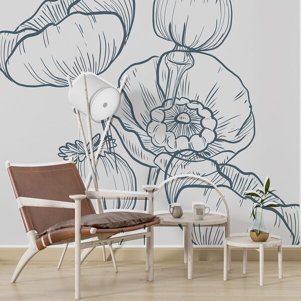 Dessin de fleurs et de bourgeons Dessin de fleurs et de bourgeons