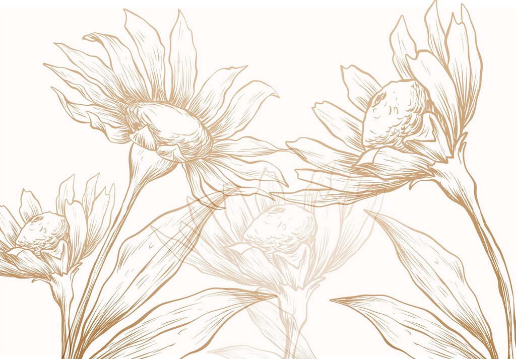 Dessin de fleurs et de feuilles Dessin de fleurs et de feuilles