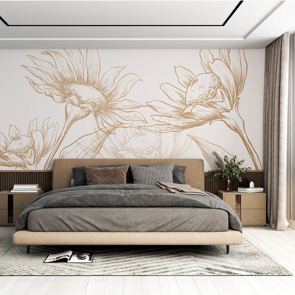 Dessin de fleurs et de feuilles Dessin de fleurs et de feuilles