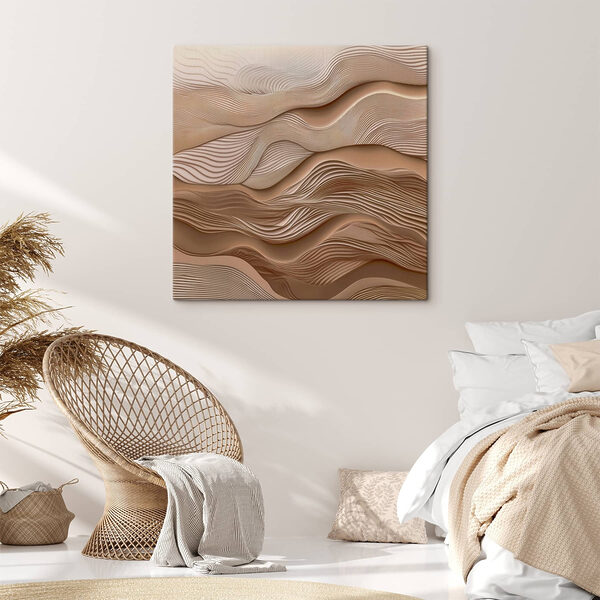 Des vagues douces au design texturé Des vagues douces au design texturé