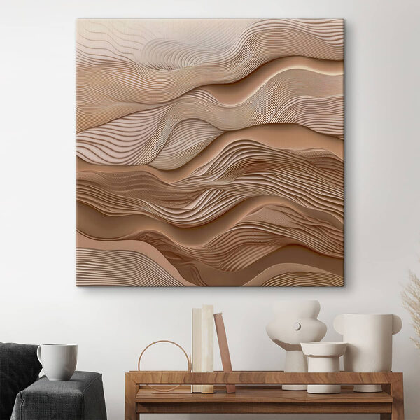 Des vagues douces au design texturé Des vagues douces au design texturé