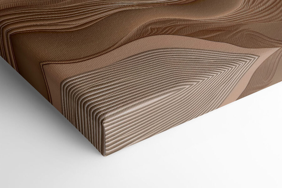 Des vagues douces au design texturé