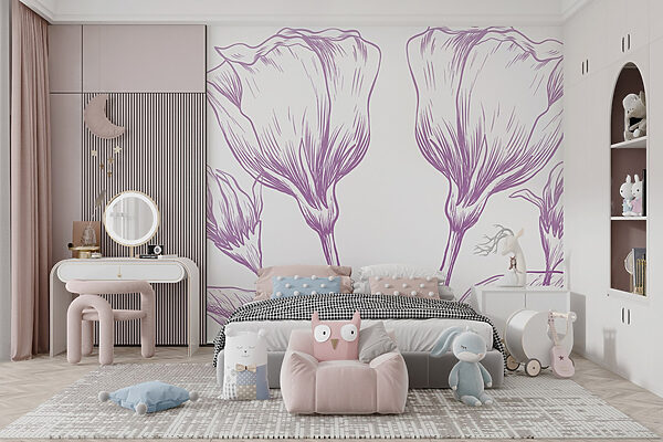 Fleurs délicates dans des tons pastel doux Fleurs délicates dans des tons pastel doux