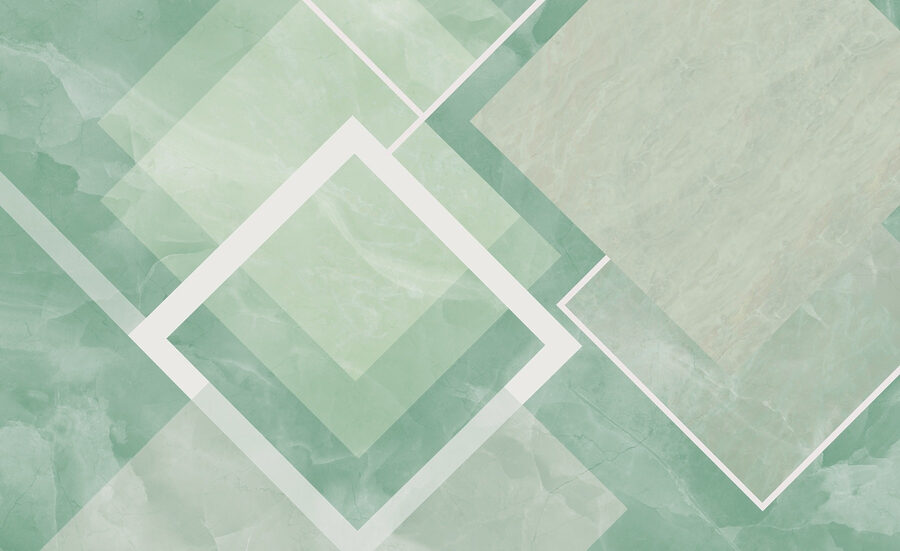 Carreau vert et blanc avec des lignes blanches