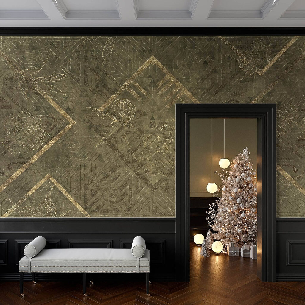 Intricate patterns intertwine with nature Intricate patterns intertwine with nature