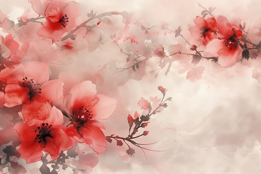 Fleurs délicates dans des teintes douces. Fleurs délicates dans des teintes douces.