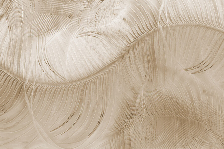 Papier peint Motifs naturels dans des tons doux – Image 6