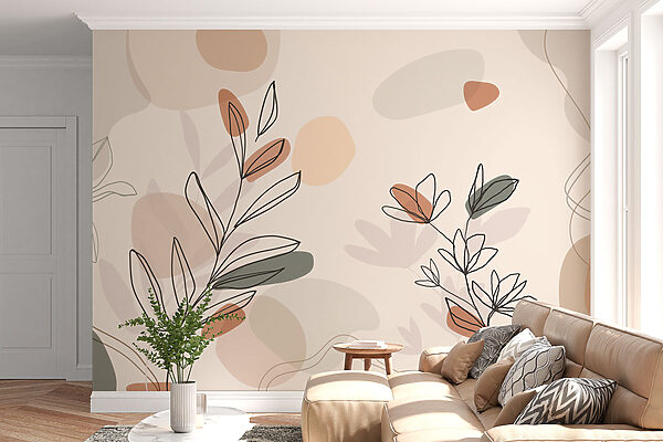 Dessin de feuilles et de fleurs Dessin de feuilles et de fleurs