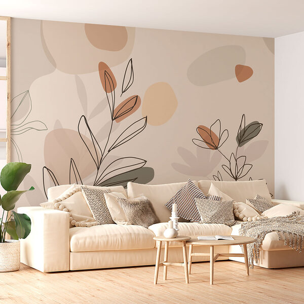 Dessin de feuilles et de fleurs Dessin de feuilles et de fleurs