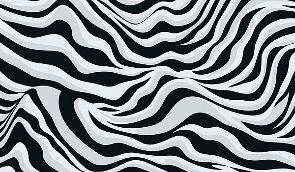 Motif rayé noir et blanc Motif rayé noir et blanc