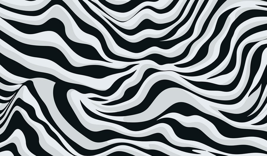 Motif rayé noir et blanc Motif rayé noir et blanc
