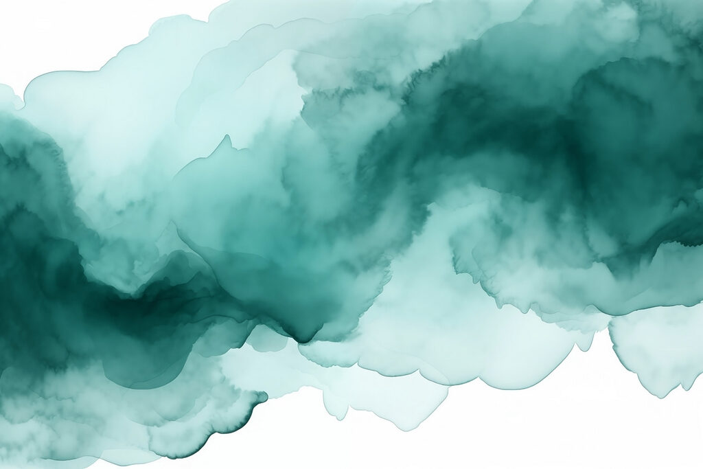 Abstrait aquarelle apaisant dans les tons sarcelle Abstrait aquarelle apaisant dans les tons sarcelle