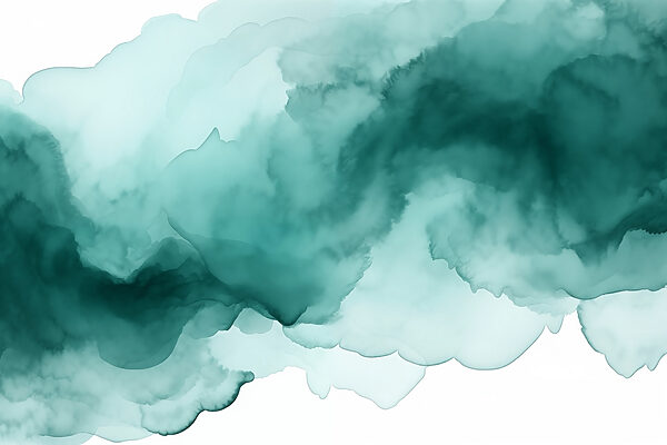 Abstrait aquarelle apaisant dans les tons sarcelle Abstrait aquarelle apaisant dans les tons sarcelle