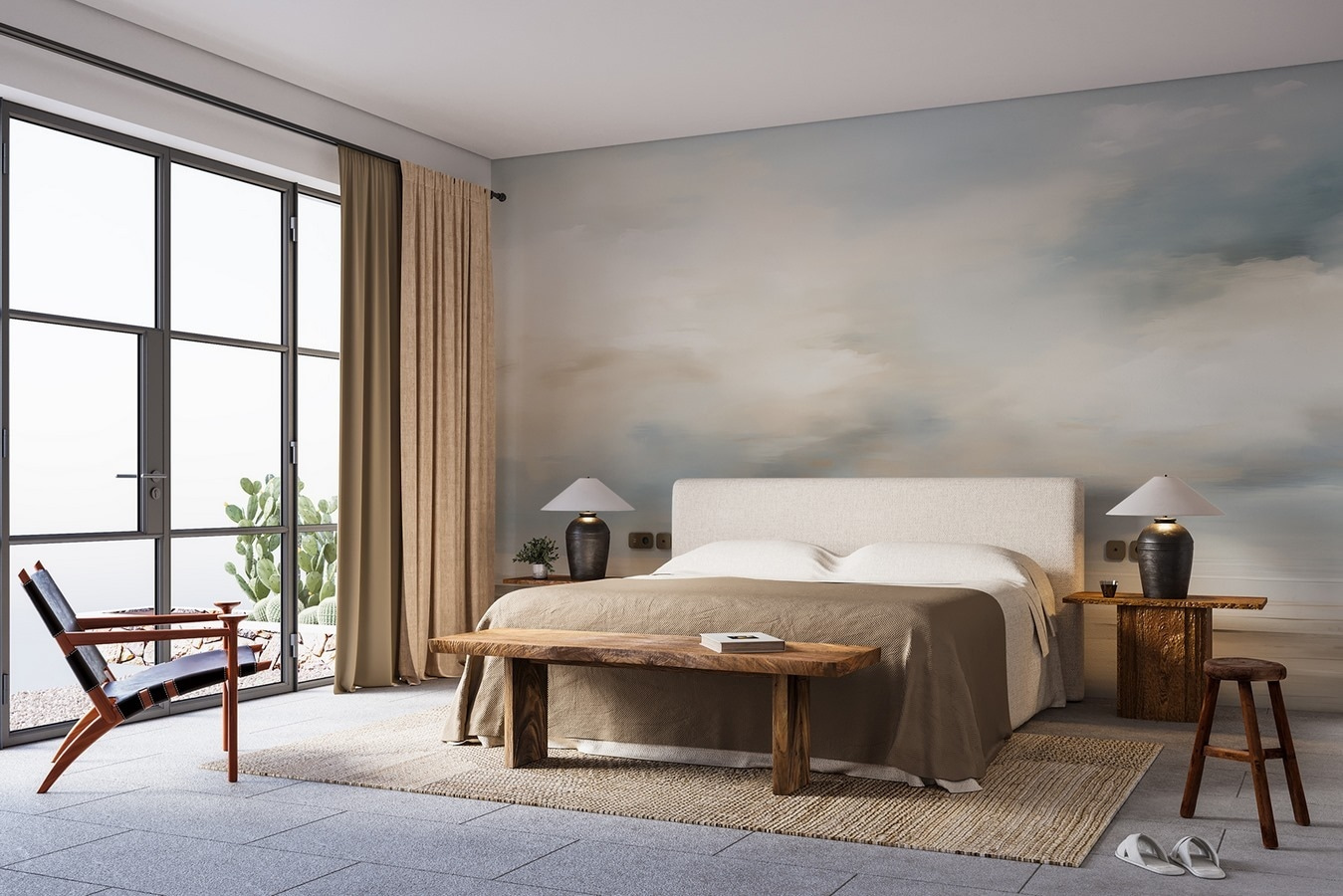 Cloudy sky over a body of water Cloudy sky over a body of water