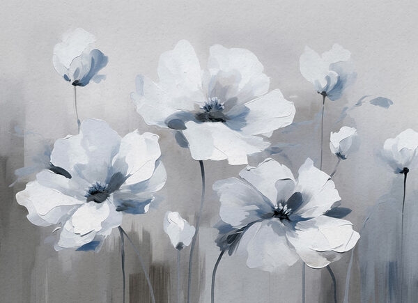 Peinture de fleurs blanches Peinture de fleurs blanches