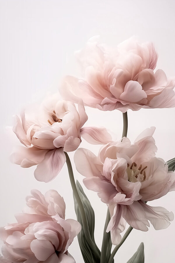 Fleurs délicates dans des tons pastel doux Fleurs délicates dans des tons pastel doux