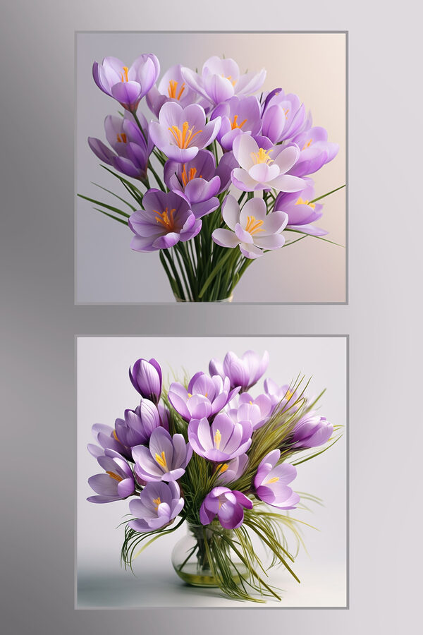 Magnifiques fleurs dans des tons lavande doux Magnifiques fleurs dans des tons lavande doux