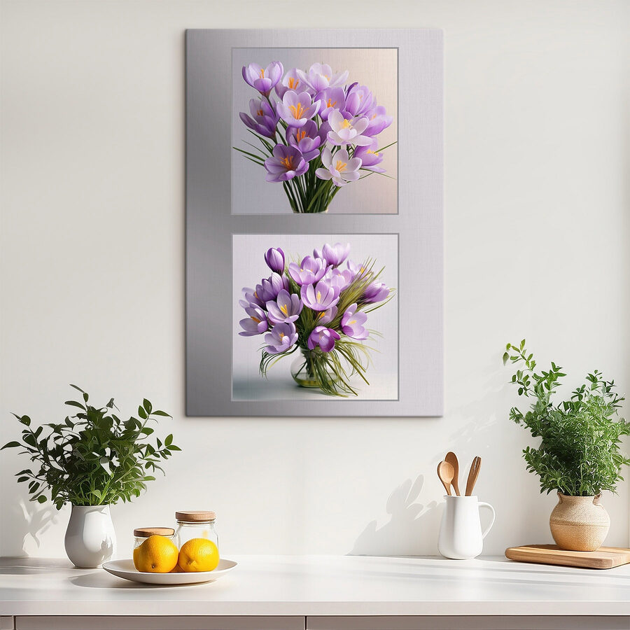 Magnifiques fleurs dans des tons lavande doux