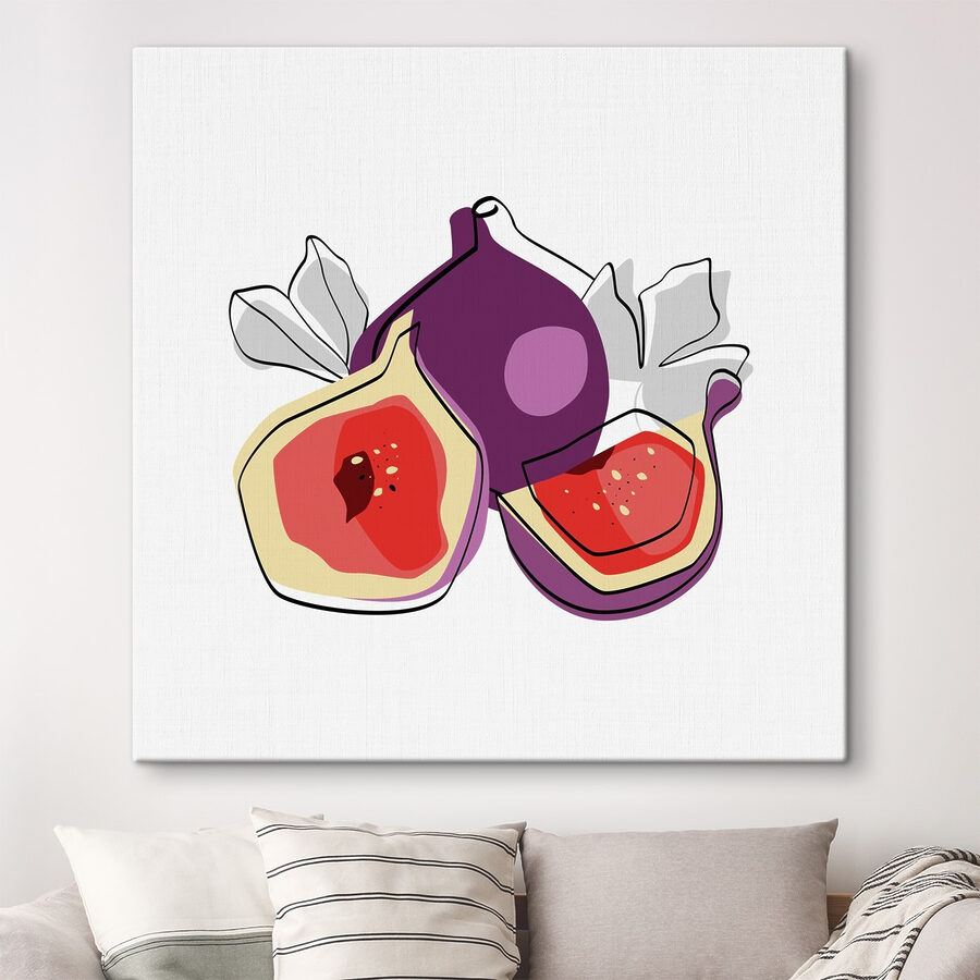 Figues coupées en deux Figues coupées en deux