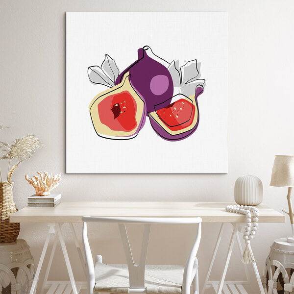 Figues coupées en deux Figues coupées en deux