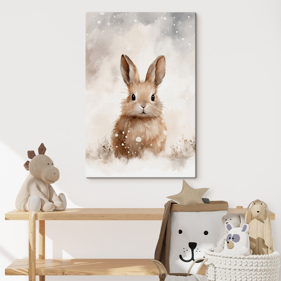 Tableaux Lapin dans la neige