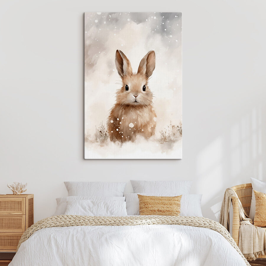 Tableaux Lapin dans la neige – Image 2