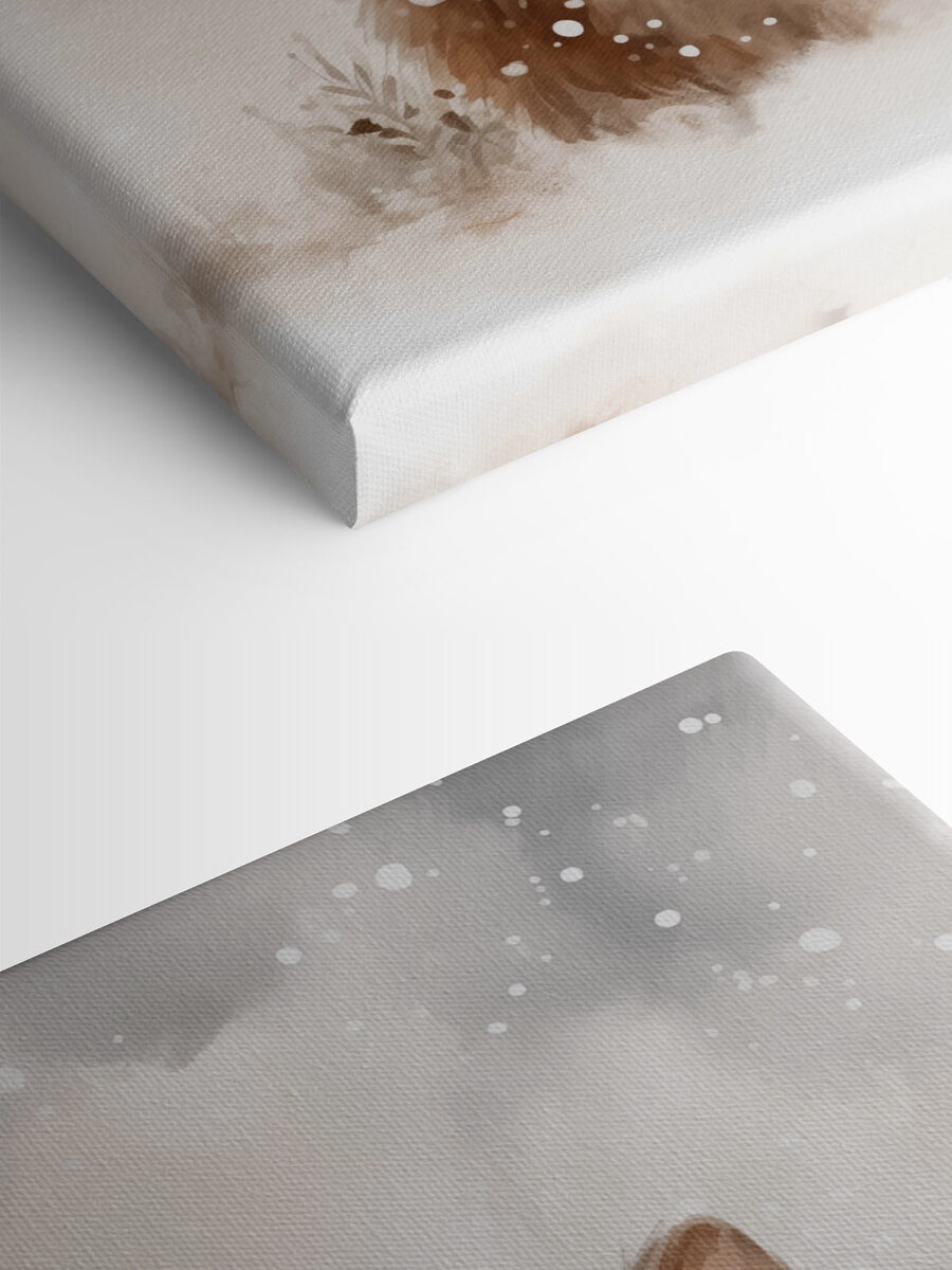 Tableaux Lapin dans la neige – Image 4
