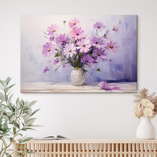 Peinture de fleurs dans un vase Peinture de fleurs dans un vase