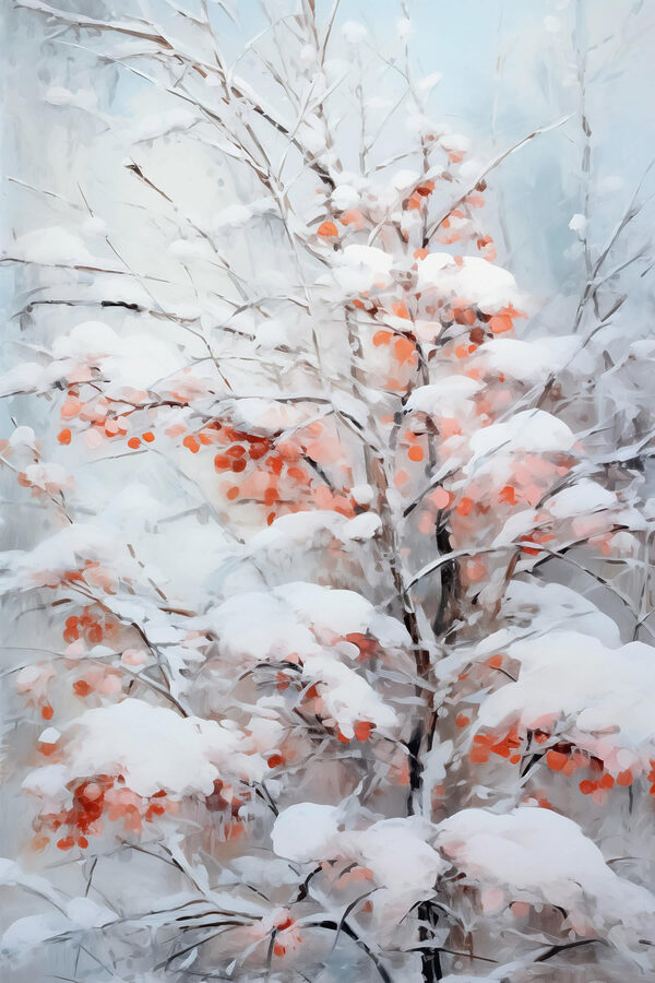 Arbre recouvert de neige Arbre recouvert de neige