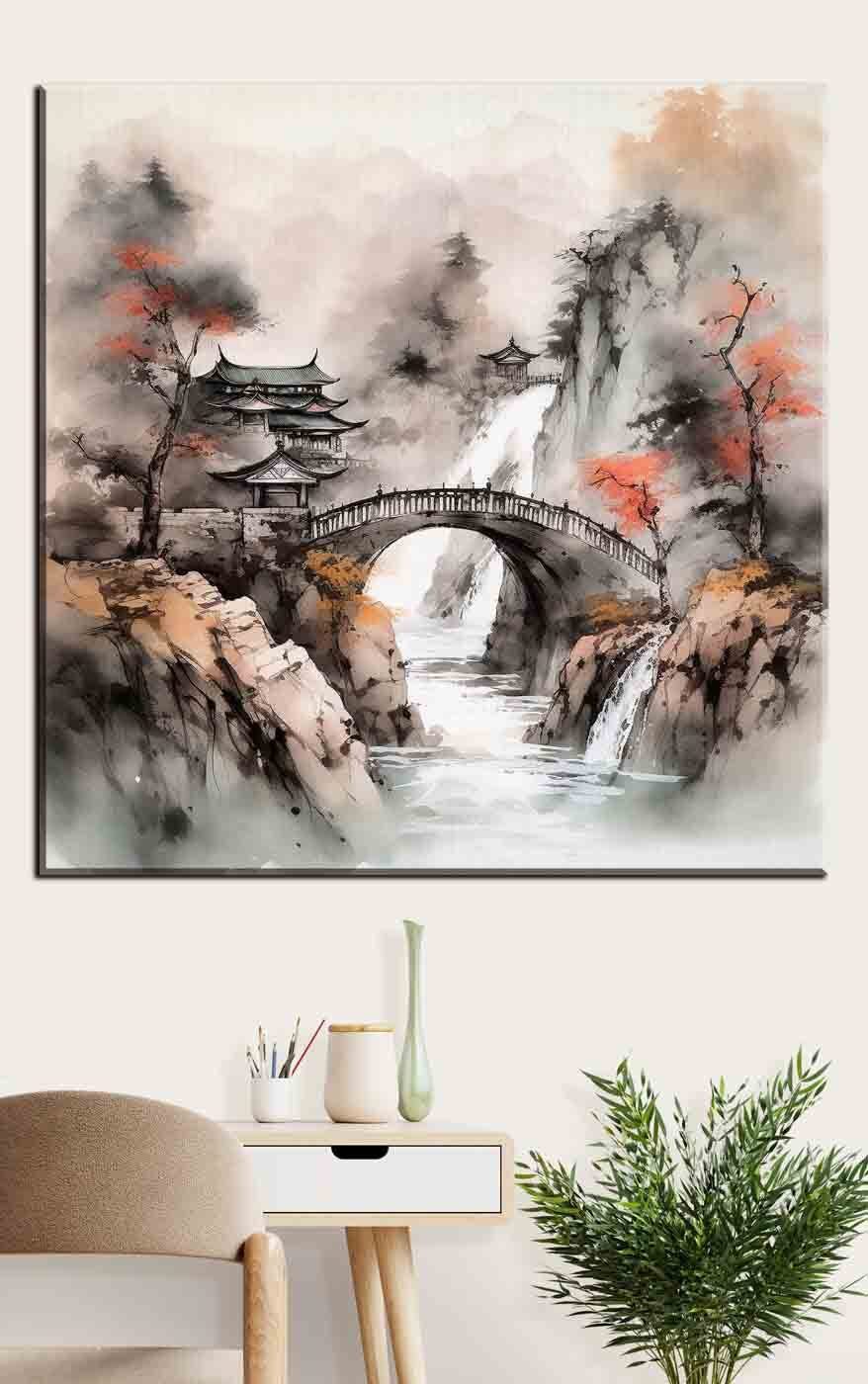Pont au-dessus d'une rivière Pont au-dessus d'une rivière