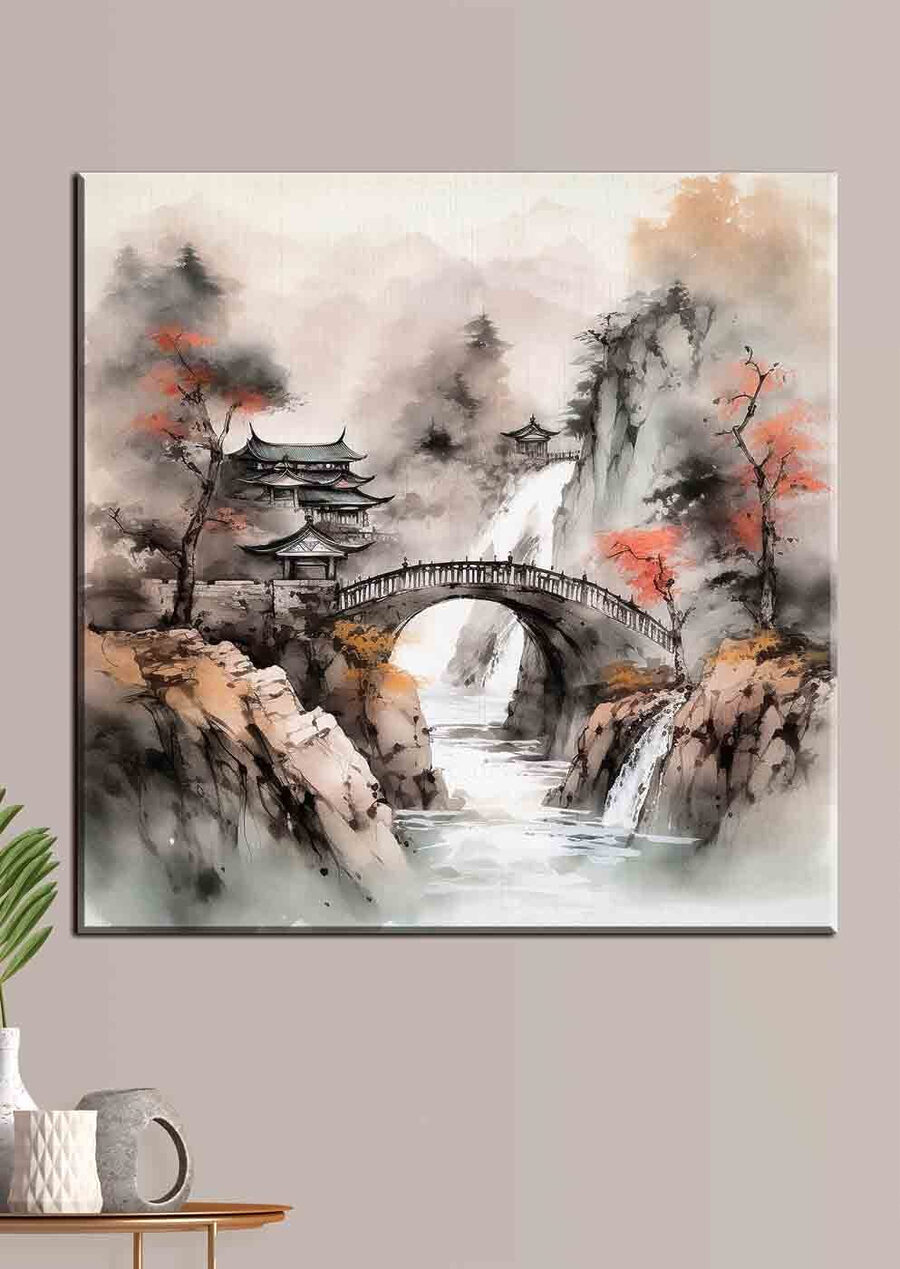 Pont au-dessus d'une rivière Pont au-dessus d'une rivière