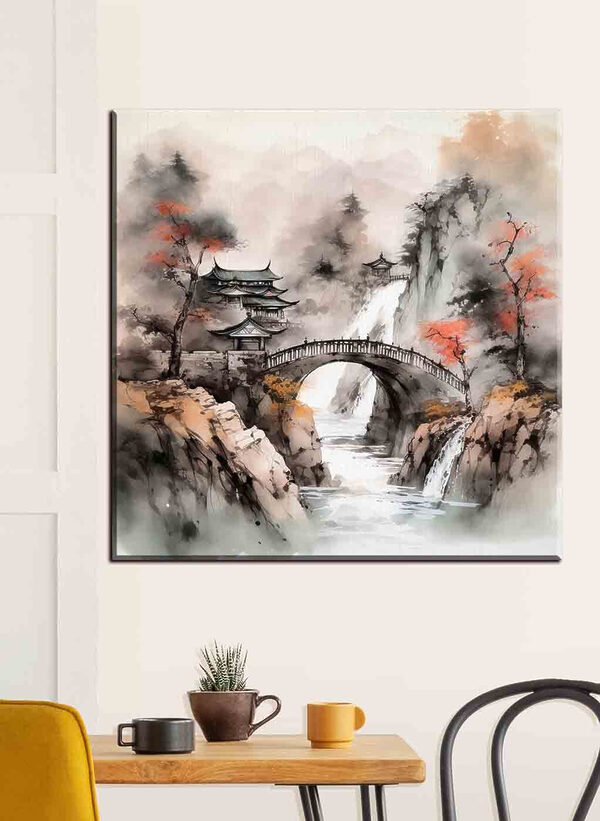 Pont au-dessus d'une rivière Pont au-dessus d'une rivière