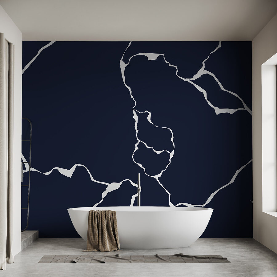 Fond bleu et blanc