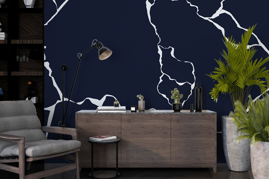 Fond bleu et blanc