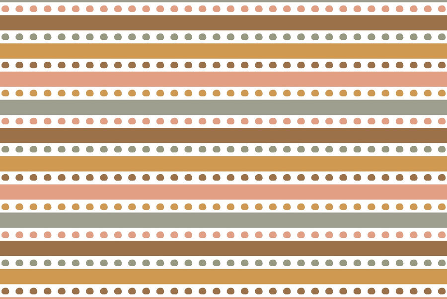 Motif de points colorés