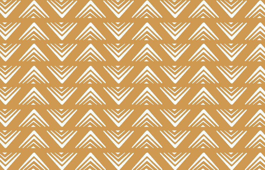 Motif de triangles sur fond jaune