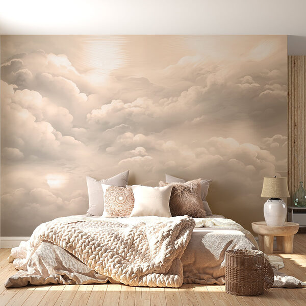 Des nuages doux qui dérivent dans le ciel Papier peint Des nuages doux qui dérivent dans le ciel