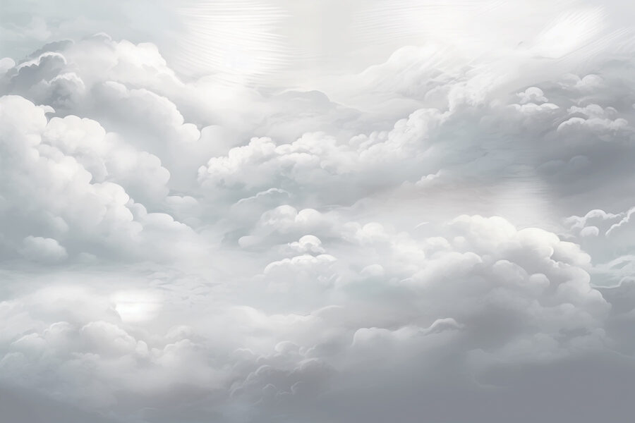 Ciel nuageux avec de nombreux nuages