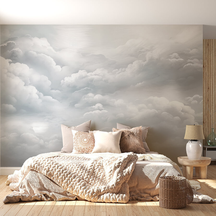 Ciel nuageux avec de nombreux nuages