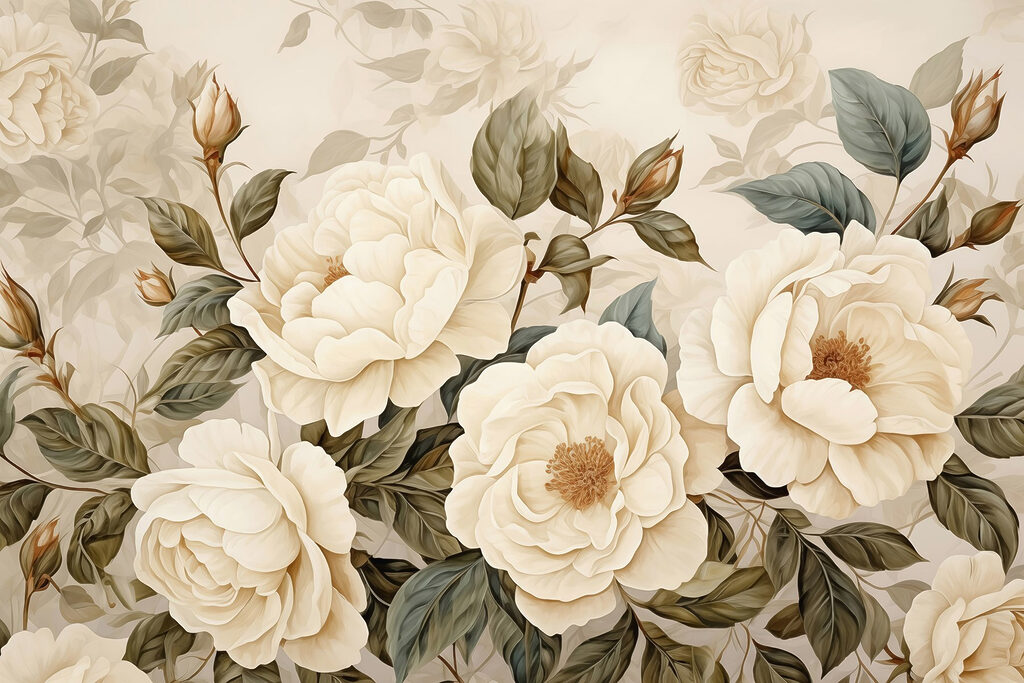 Des fleurs douces dans des teintes douces Des fleurs douces dans des teintes douces